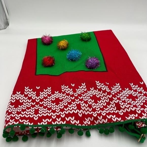 Two’s company pretty ugly Christmas apron NWT - Picture 13 of 15